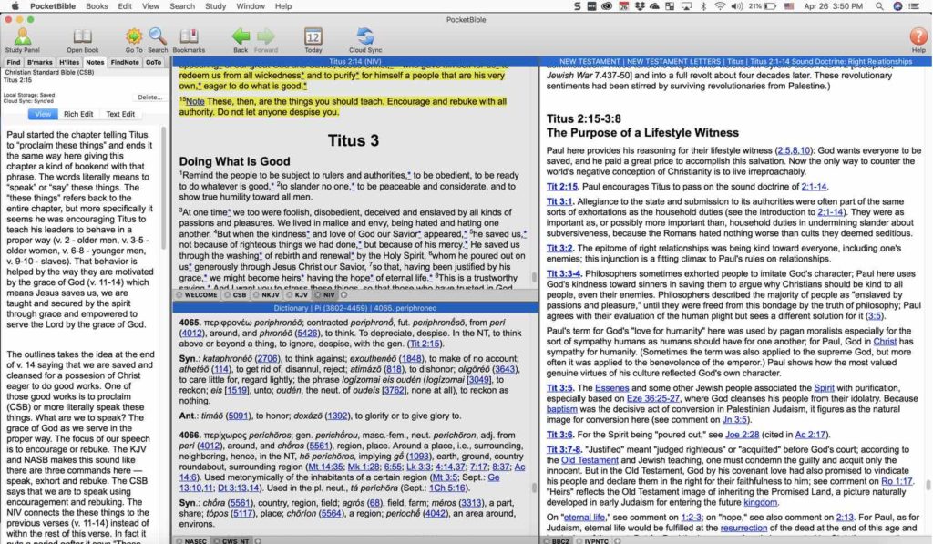 bible commentary software for mac